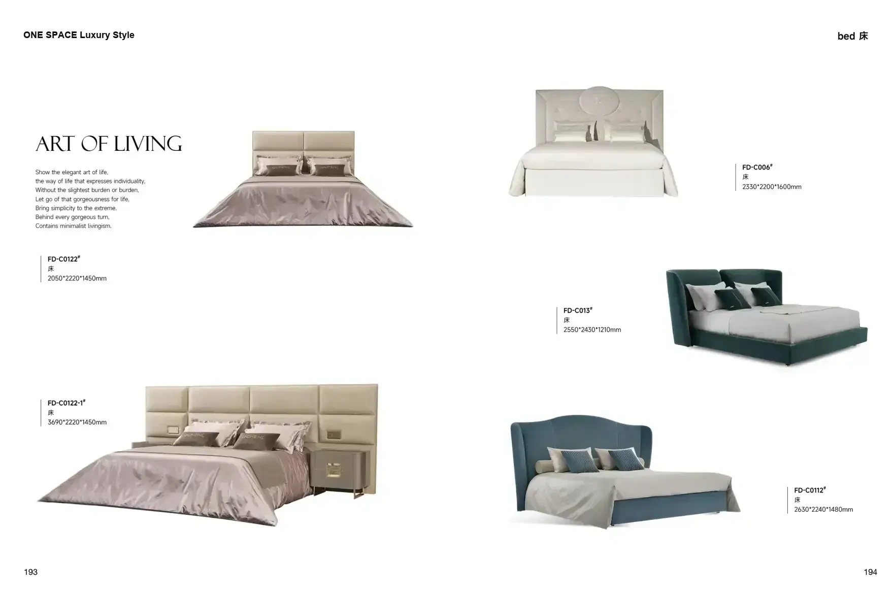 ONE SPACE Luxury Style 1 page 100