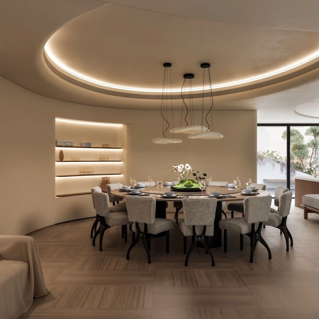 Malaysia Curved Villa Furniture & Materials image 4