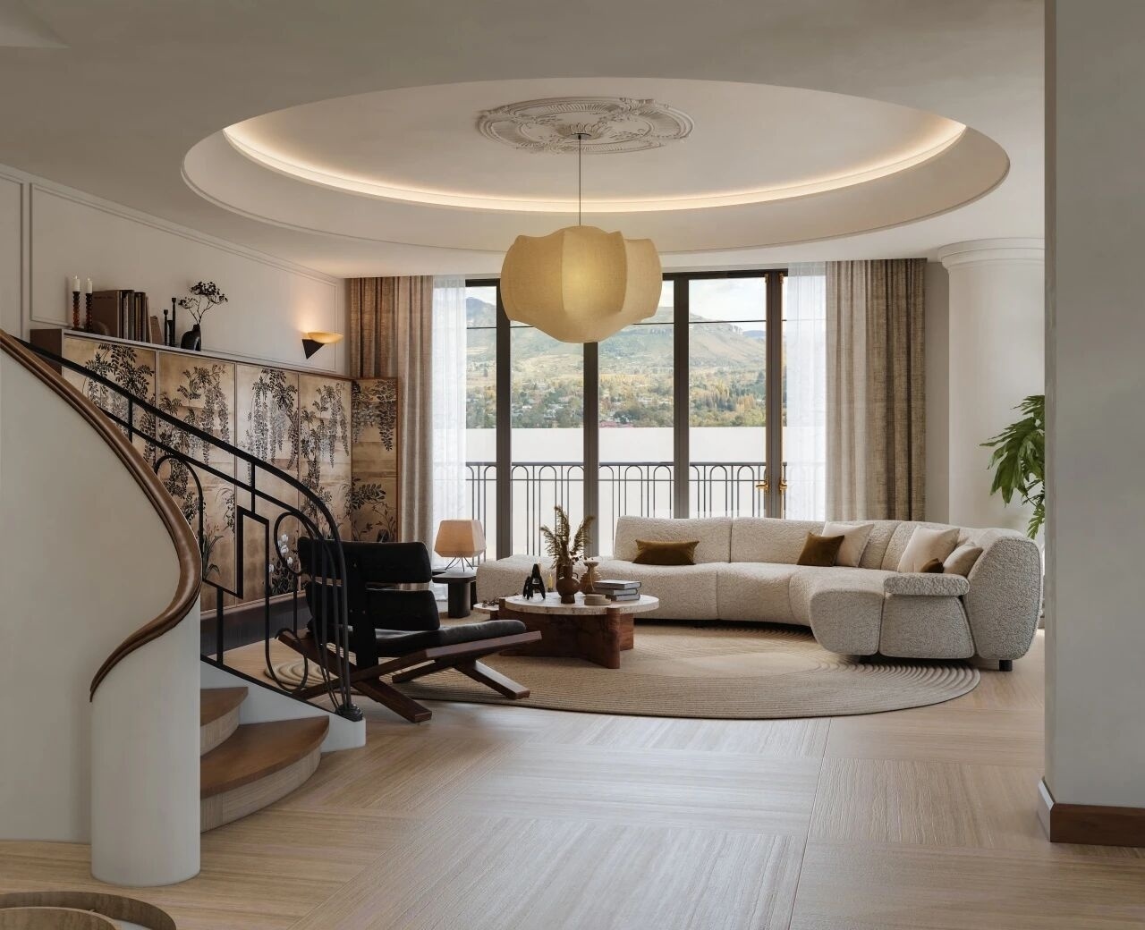 Malaysia Curved Villa Furniture & Materials image 5