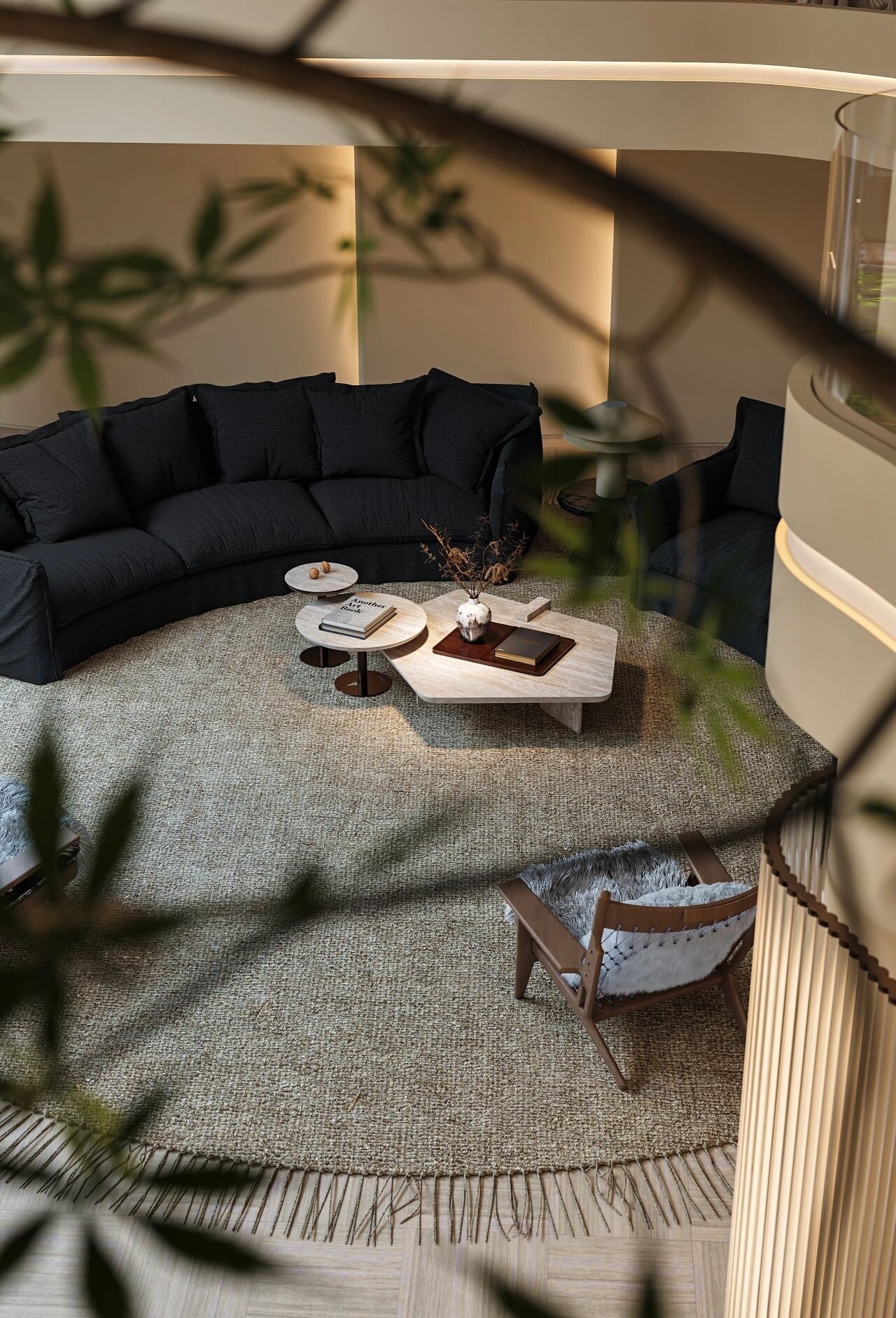Malaysia Curved Villa Furniture & Materials image 2